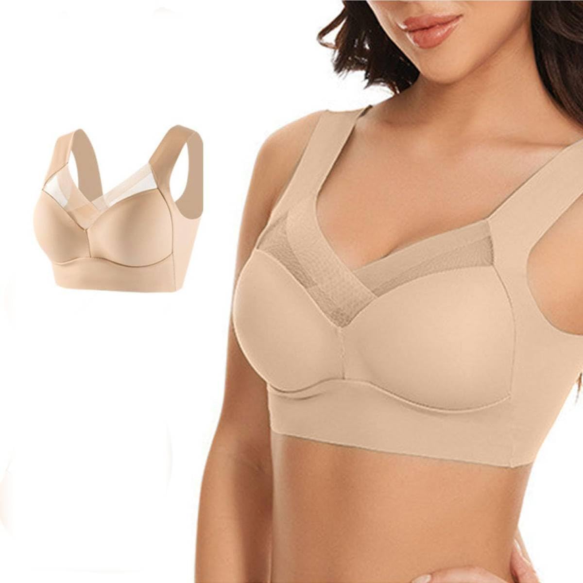 PALAY Seamless Bra Women Bralette Bra Push-Up Bralette Bra Seamless Ice Silk Women Bra Breathable Cool Summer Bralette Full Cup Bras, L PALAY Seamless Bra Women Bralette Bra Push-Up Bralette Bra Seamless Ice Silk Women Bra Breathable Cool Summer Bralette Full Cup Bras, L